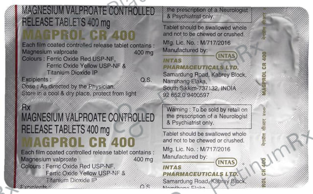 Magprol CR 400 Tablet
