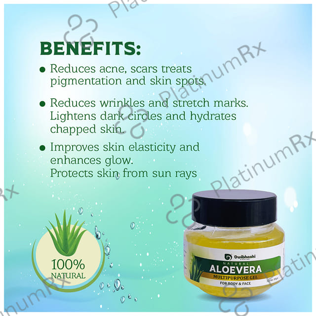 Dwibhashi Aloevera Gel (100gm Each) 4 jar
