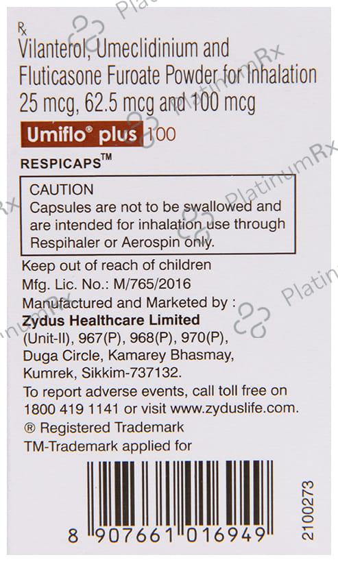 Umiflo Plus Respicap 15s