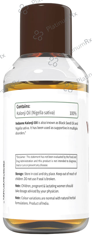 Vedaone 100% Natural Kalonji/Black Seed Oil