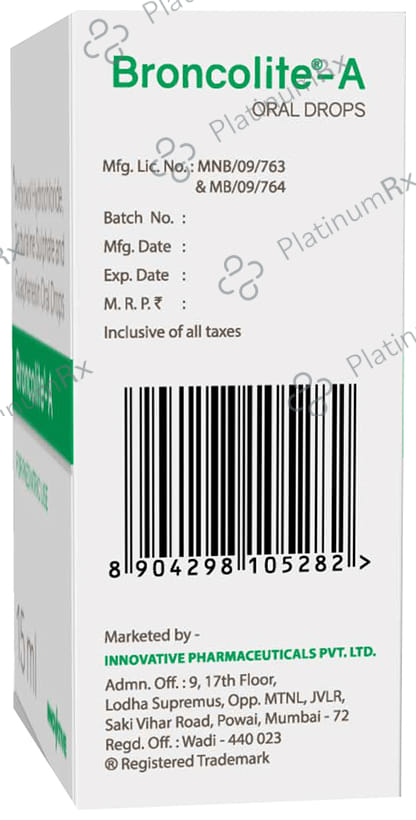 Broncolite A Oral Drop 15ml