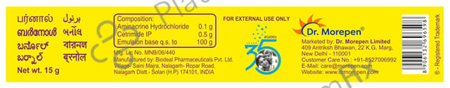 Dr. Morepen Burnol Antiseptic & Germ Control Cream 15gm