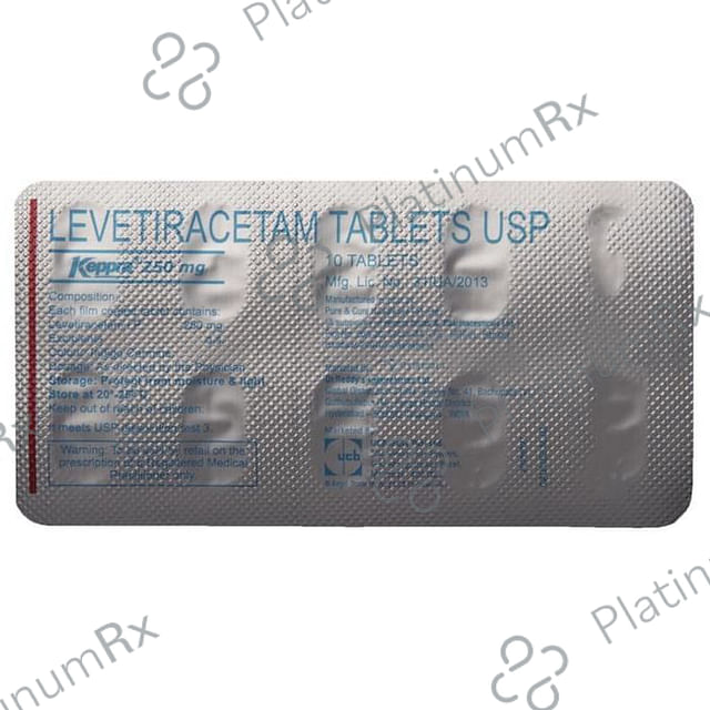 Keppra 250mg Tablet 10s