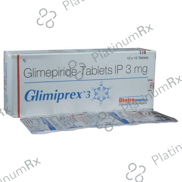 Glimiprex 3mg Tablet 10s