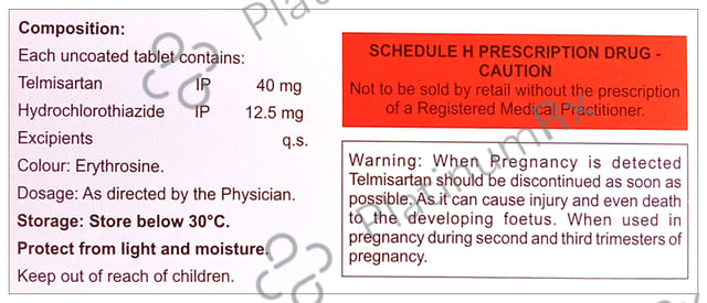 Ontel H 40/12.5mg Tablet 10s
