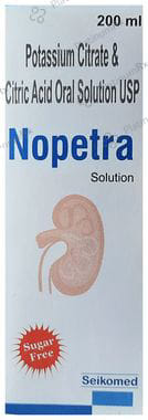 Nopetra Oral Solution Sugar Free