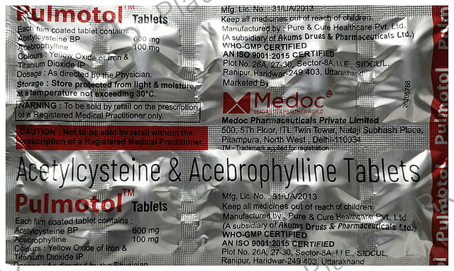 Pulmotol Tablet