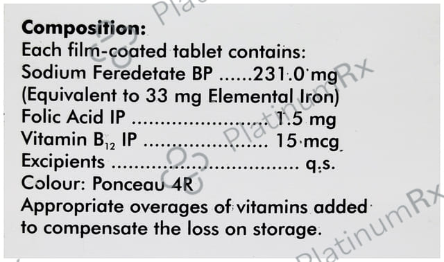 Irex 15mcg/33/1.5mg Tablet 15s