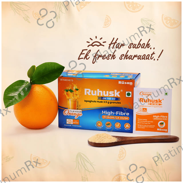 RuHusk Isabgol Orange Sachet