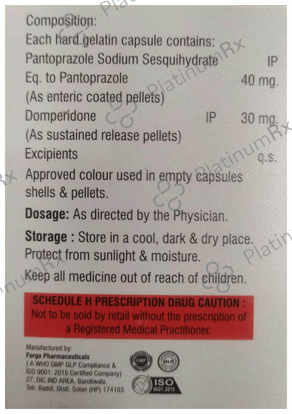 Pax D Capsule SR 10s