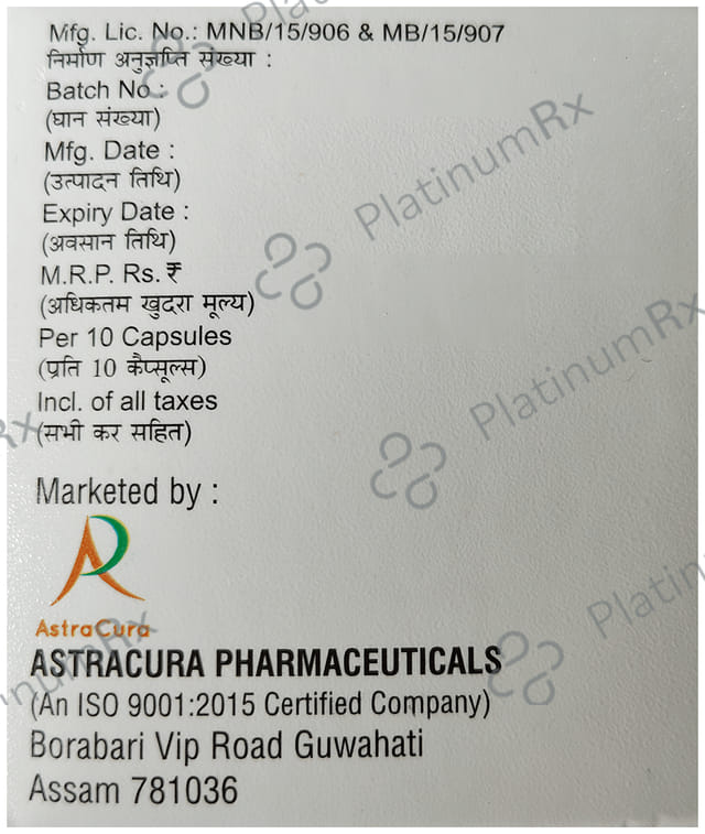 Pancura 30/40mg D Capsule PR 10s
