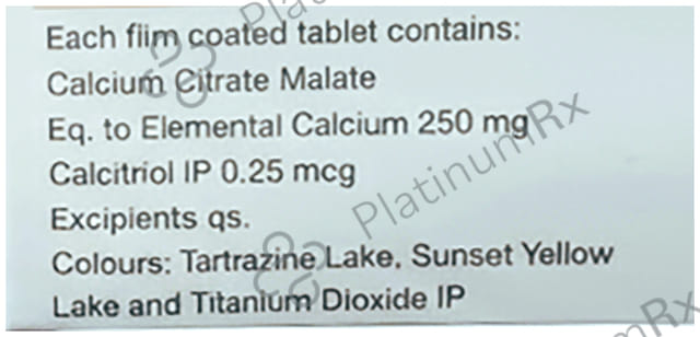 Xtracal CT 250mg/0.25mcg Tablet 15s