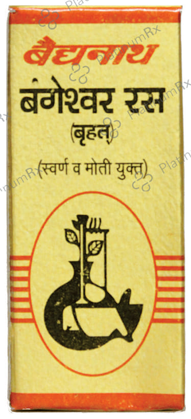 Baidyanath (Nagpur) Bangeshwar Ras (Brihat) with Gold and Moti 10 tablets