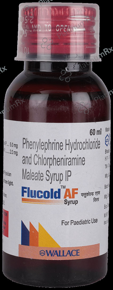 Flucold AF 2/5mg Syrup 60ml