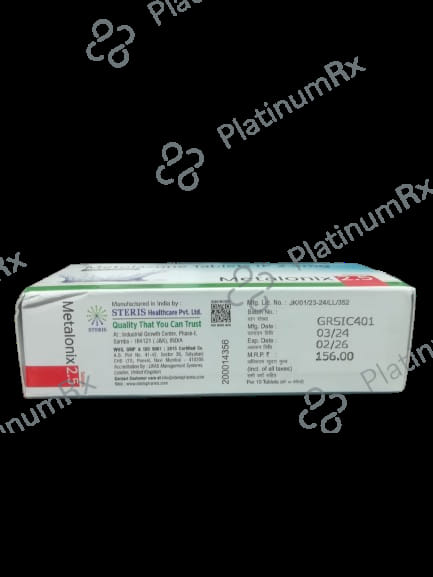 Metalonix 2.5mg Tablet 10s