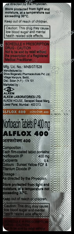 Alflox 400mg Tablet 10s