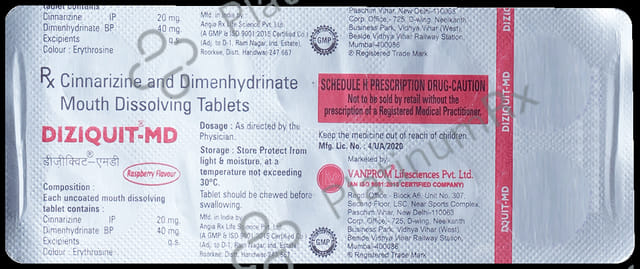 Diziquit-MD Tablet Raspberry
