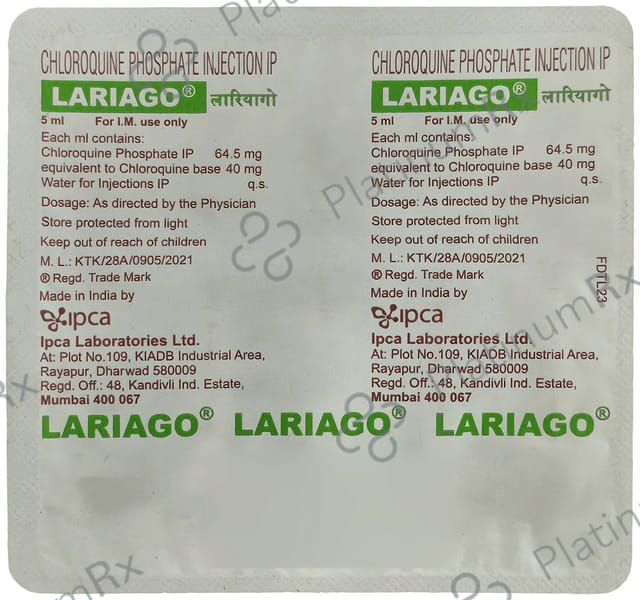 Lariago 64.5mg Injection 5ml