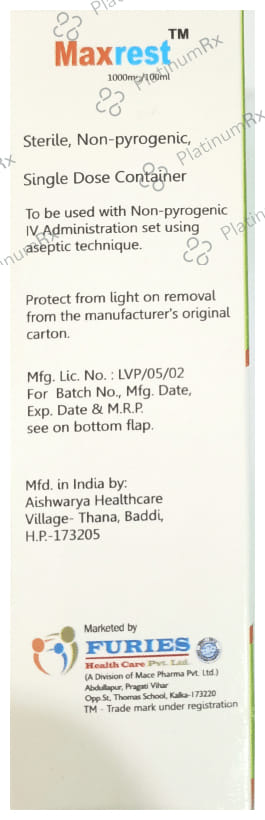Maxrest 1% Infusion 100ml