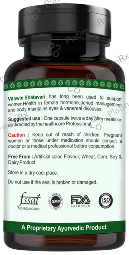 Vitawin Shatavari Vegetarian Capsule