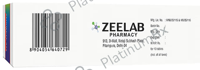 Zedoxy-CL 325 Tablet