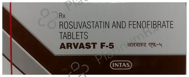 Arvast F 5/67mg Tablet 10s