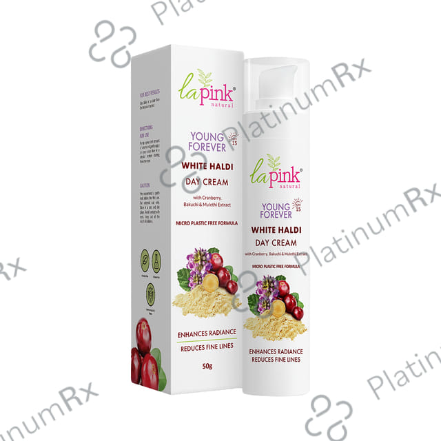La Pink Young Forever White Haldi SPF 15 Day Cream 50gm