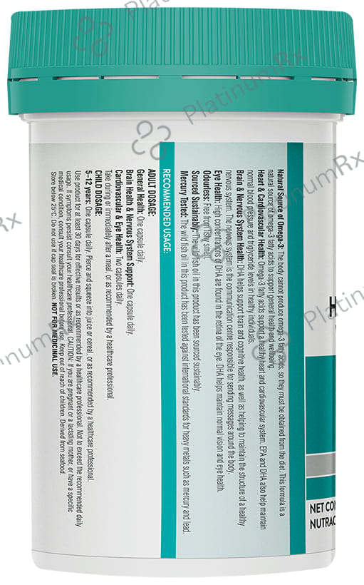 Swisse Ultiboost Odourless High Strength Wild Fish Oil 1500mg Omega 3 Capsule 40s