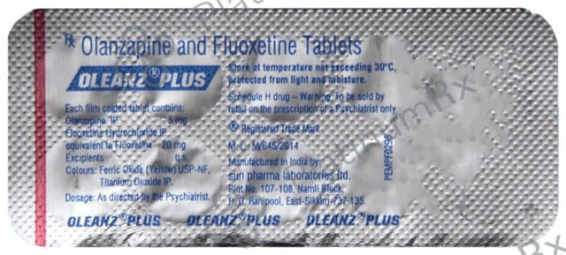 Oleanz Plus 20/5mg Tablet 10s