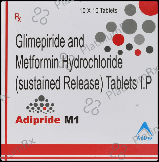Adipride M 1/500mg Tablet SR 10s