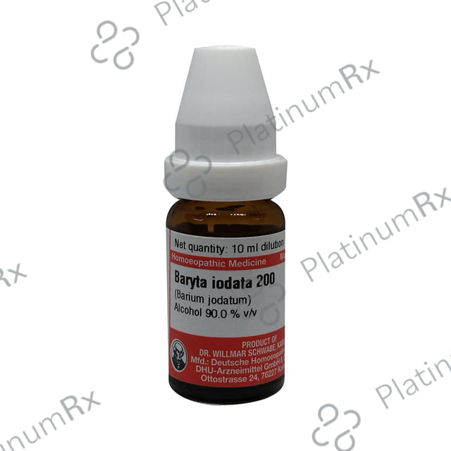 Dr Willmar Schwabe Germany Baryta Iodata Dilution 200