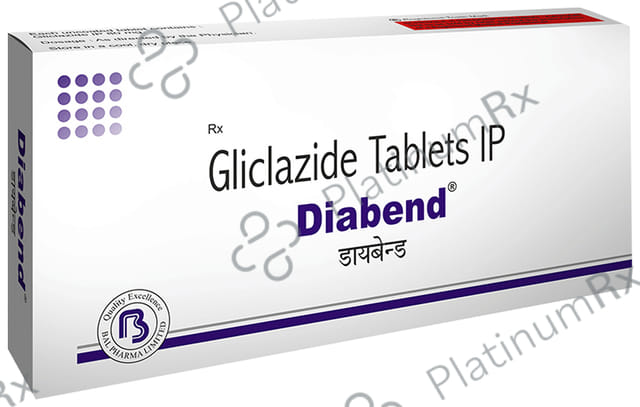 Diabend 80mg Tablet 10s