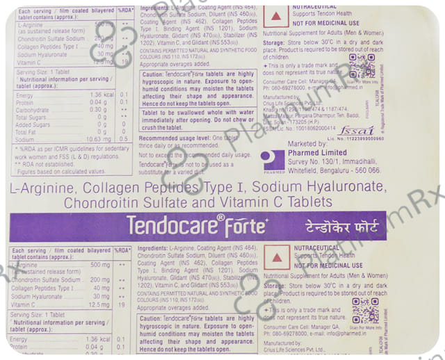Tendocare Forte Tablet 15s