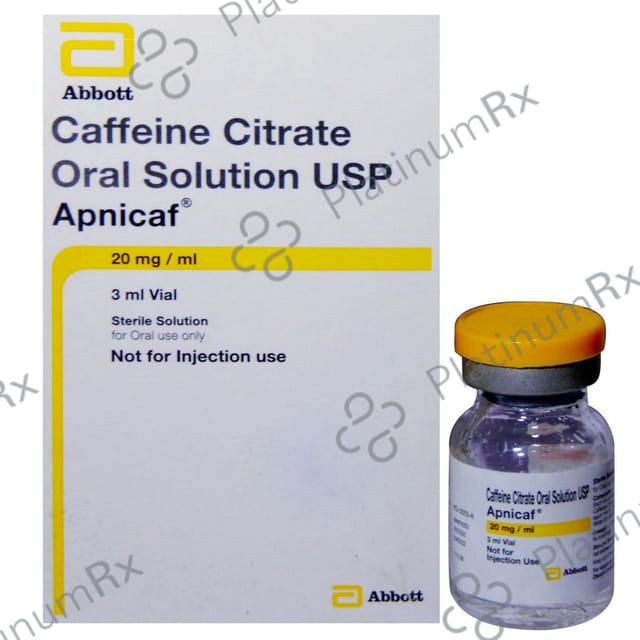 Apnicaf 20mg Oral Solution 3ml