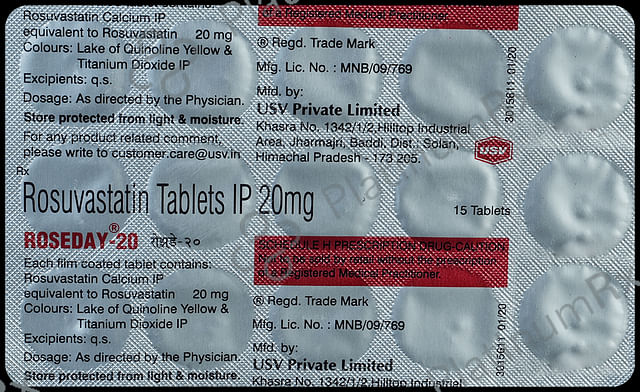 Roseday 20mg Tablet 15s