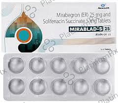 Mirablad S 25/5mg Tablet 10s