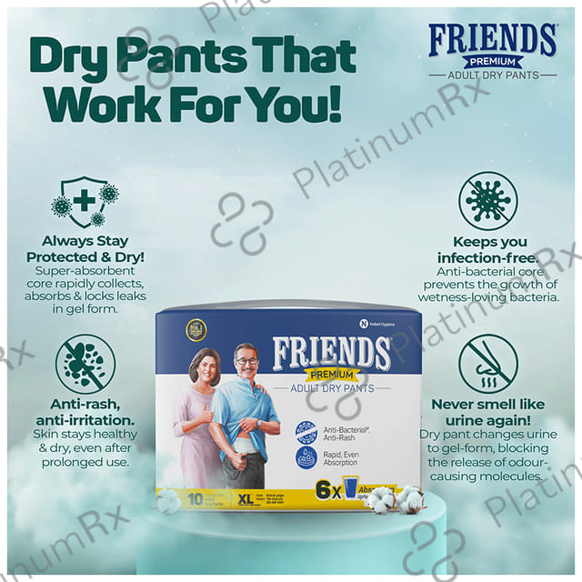 Friends Premium Adult Dry Pants Medium 10s