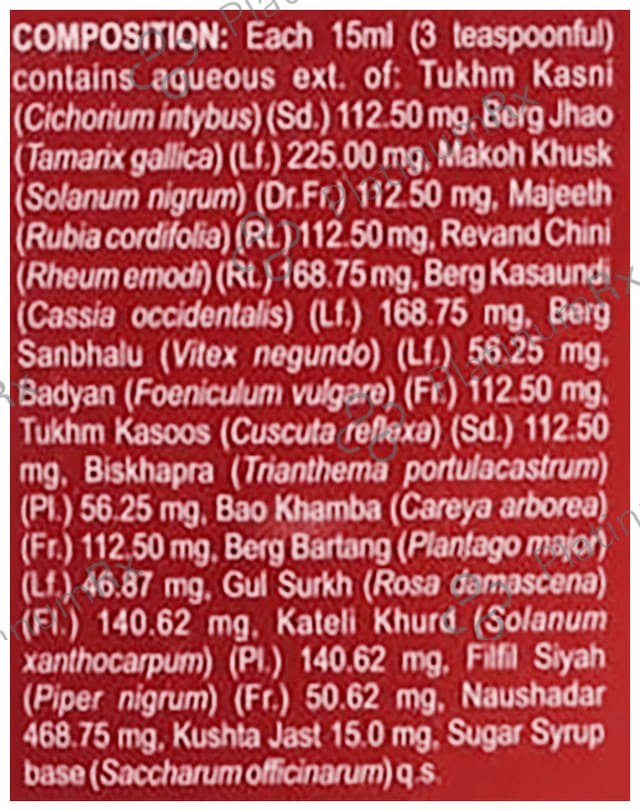 Hamdard Jigreen Syrup 200ml
