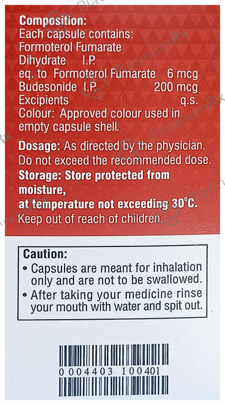 Foraprl 200/6mcg Capsule 30s