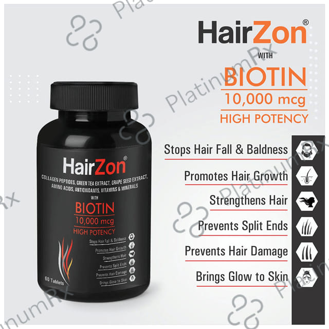 HairZon Biotin 10000mcg Tablet