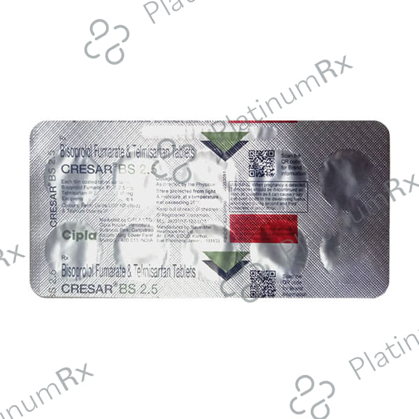 Cresar BS 2.5/40mg Tablet 10s