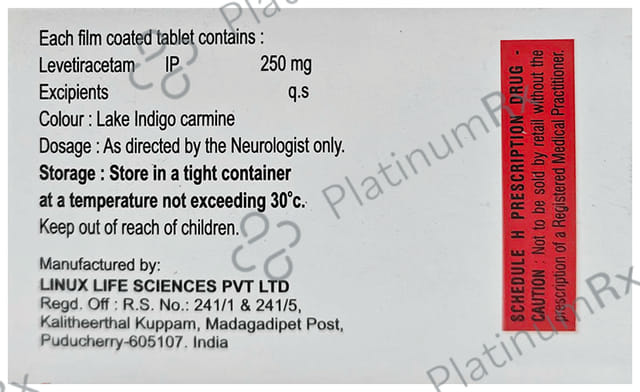Epitra 250mg Tablet 10s