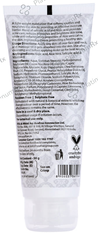 Azafran Organics Daily 3 in 1 Moisturiser