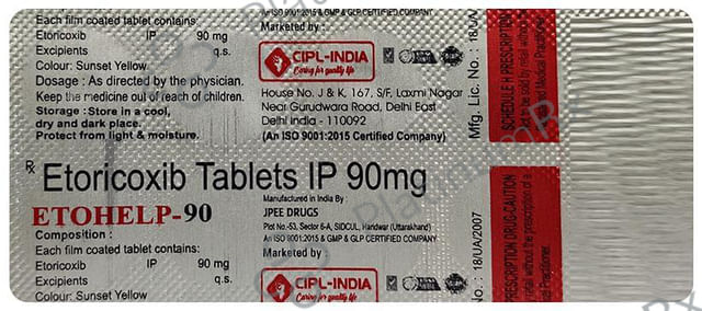 Etohelp 90 Tablet