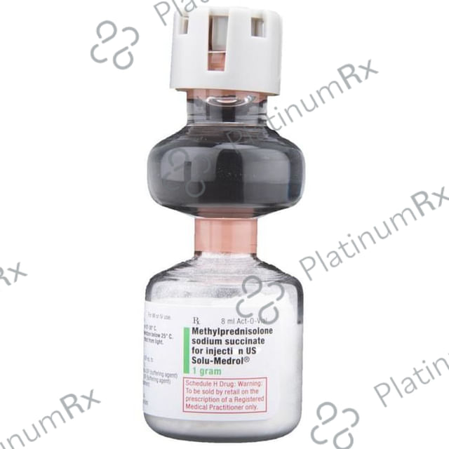 Solu Medrol 1gm Injection 8ml