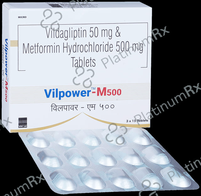 Vilpower M 500/50mg Tablet 15s