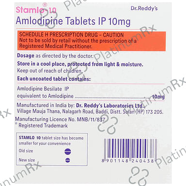 Stamlo 10mg Tablet 30s