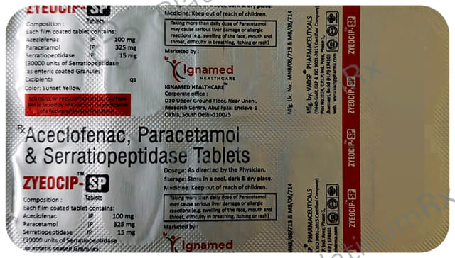 Zyeocip SP Tablet 10s