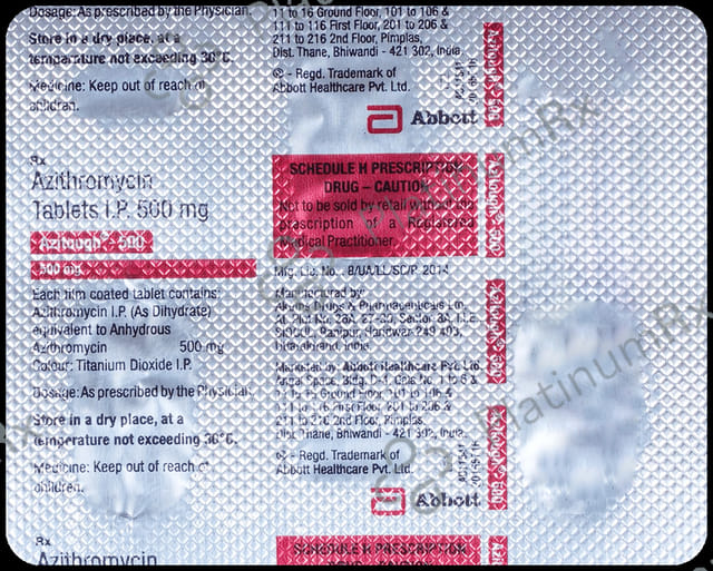Azitough 500mg Tablet 3s