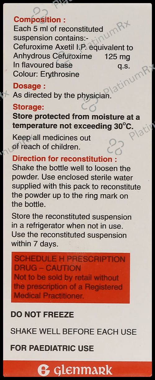 Altacef 125mg Suspension 30ml